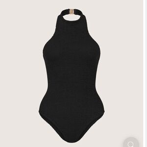 Black Halter Neck Swimsuit